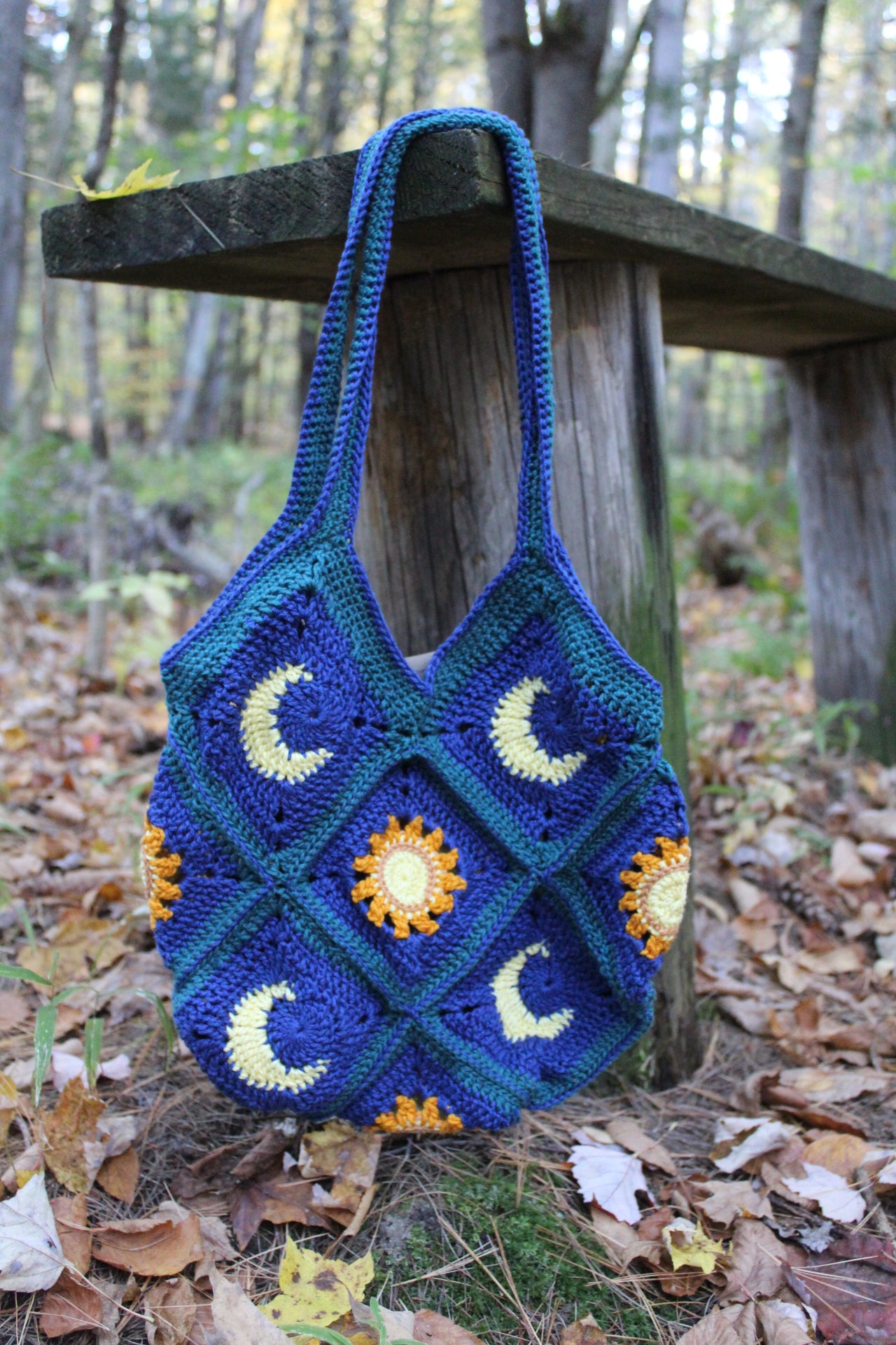 Green and Blue Celestial Bag