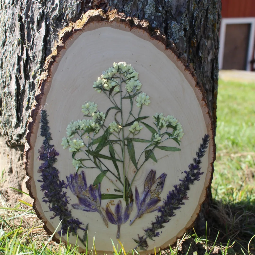 Pressed Flower Painting