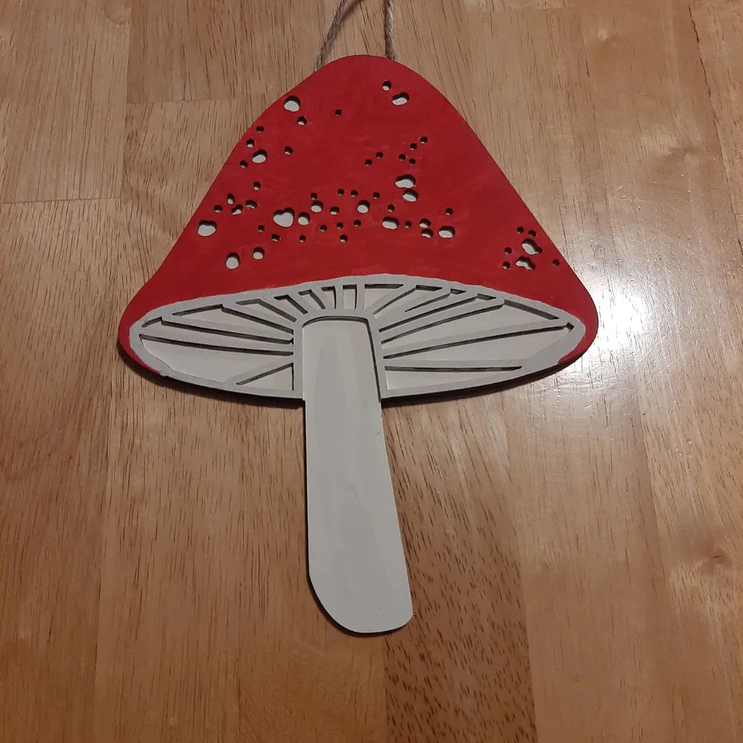 Mushroom Wall Hanging Single